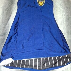 Police Officer Costume Strapless Dress